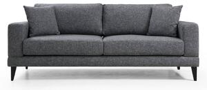 Designová 3-místná sedačka Santino 210 cm tmavě šedá