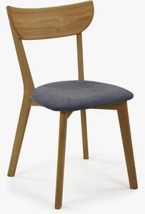 Moderní židle dub Eva, sedák antracit