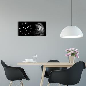 Moderní skleněné hodiny na stěnu Lev pl_zsp_60x30_f_102854237
