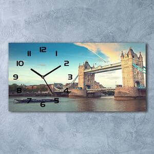 Skleněné hodiny na stěnu Tower Bridge Londýn pl_zsp_60x30_f_102882604