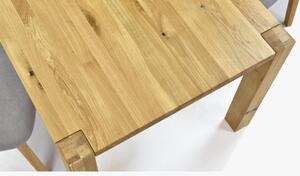 Dubový stůl do jídelny z masivu, Košice 140 x 90 cm