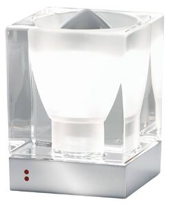 Fabbian Cubetto stolní lampa E14 chrom/čirá