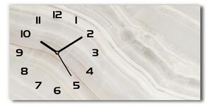 Skleněné hodiny na stěnu Mramorová textura pl_zsp_60x30_f_103232297