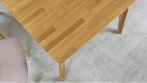 Rozkládací stůl dub masiv, Liam XL 140-180 x 90 cm