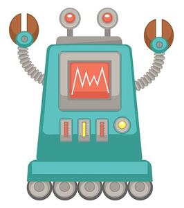 Obraz pro dětské milovníky robotů