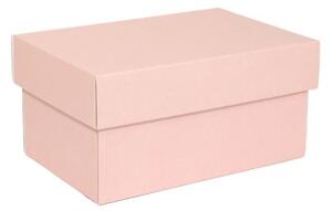 Dárková krabička s víkem 200x125x100 mm, růžová
