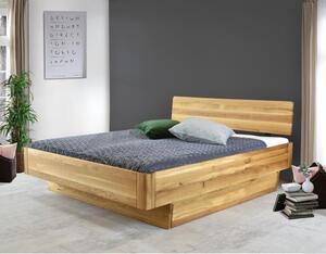 Zaoblená masívni manželská postel , Stockholm 180 x 200 cm
