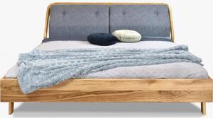 Luxusní dubová postel na nožičkách Milenium 180 x 200 cm