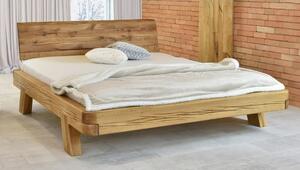 Dubová luxusní postel z trámů, Manželská Mia 200 x 200 cm