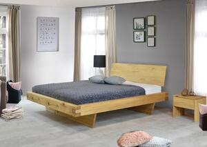 Masivní postel pro dva, smrk - Matúš 160 x 200 cm