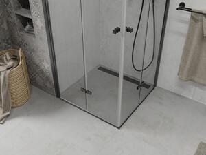 Mexen Lima Duo skládací sprchový kout 90 x 90 cm, Průhledné, Černá