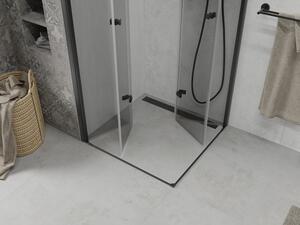 Mexen Lima Duo skládací sprchový kout 70 x 70 cm, Průhledné, Černá