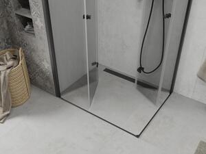 Mexen Lima Duo skládací sprchový kout 80 x 70 cm, Průhledné, Černá