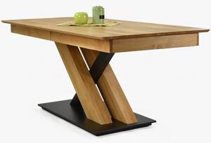 Jídelní stůl s jednou nohou, dub masiv, Tondern XL