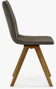 Jídelní židle, dřevěný nohy šedá - Tokio