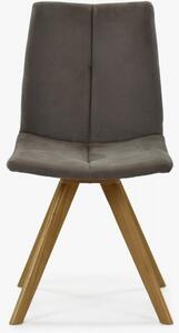 Jídelní židle, dřevěný nohy šedá - Tokio