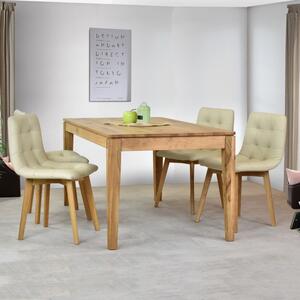Stůl z masivu rozkládací dub, Kolding 140-220 x 90 cm
