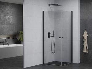 Mexen Pretoria Duo otočný sprchový kout 100 x 100 cm, průhledné, Černá