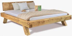 Dřevěná dubová postel 160 x 200 Miky