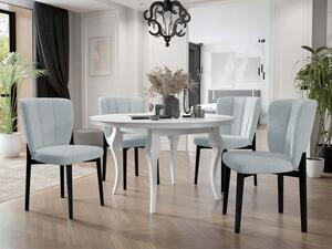 Moderní čalouněná židle ST106, Barva:: Baloo 2086, Barva: černá Mirjan24 5903211142727