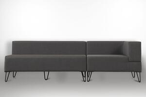 Designová 3-místná sedačka Phenyo 200 cm šedá