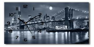 Skleněné hodiny na stěnu Manhattan New York pl_zsp_60x30_f_111515622