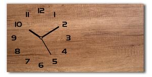 Skleněné hodiny na stěnu tiché Dřevěné pozadí pl_zsp_60x30_f_111507798