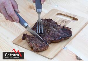 Cattara 85113 Cattara Grilovací steakový příbor SHARK, 24 cm