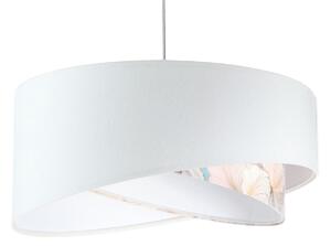 BPS koncept Závěsné svítidlo GALAXY barevné květy , 1xE27, ø 50 cm Barva: Bílá