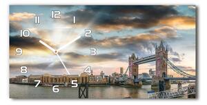 Skleněné hodiny na stěnu Tower Bridge Londýn pl_zsp_60x30_f_113885431