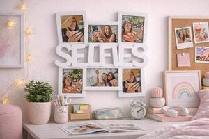 Fotorámeček koláž Selfies 2008033