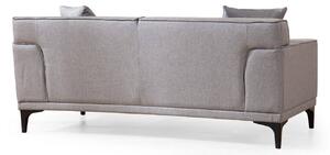 Designová sedačka Dellyn 163 cm světle šedá