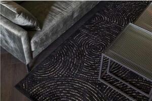 DUTCHBONE DOTS BROWN BLACK koberec 10 x 240