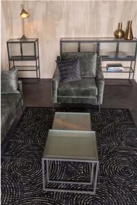 DUTCHBONE DOTS BROWN BLACK koberec 10 x 240