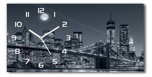 Skleněné hodiny na stěnu Manhattan New York pl_zsp_60x30_f_117559535