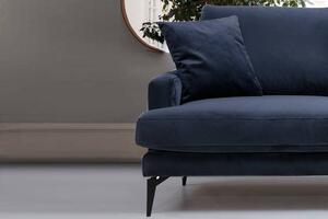 Designová sedačka Fenicia 175 cm tmavě modrá