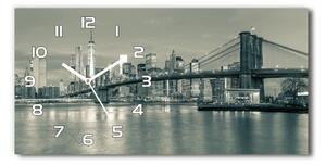 Skleněné hodiny na stěnu Manhattan New York pl_zsp_60x30_f_119217703