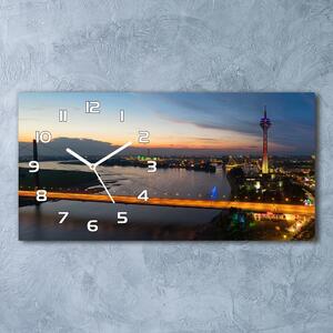 Skleněné hodiny na stěnu Dusseldorf Německo pl_zsp_60x30_f_119261397