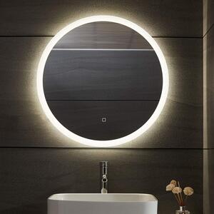 86841 AQUAMARIN Koupelnové LED zrcadlo kulaté, 70 cm