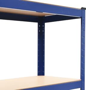 Skladový regál - modrý | 80x40x160 cm