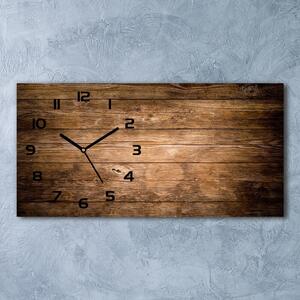 Skleněné hodiny na stěnu tiché Dřevěné pozadí pl_zsp_60x30_f_121712969
