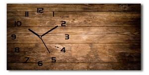 Skleněné hodiny na stěnu tiché Dřevěné pozadí pl_zsp_60x30_f_121712969