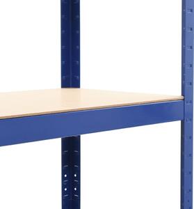 Skladový regál - modrý | 80x40x160 cm
