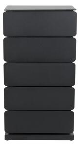 Černá kovová komoda 37x72,5 cm Joey – Spinder Design