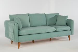 Designová 3-místná sedačka Payson 215 cm mořská zelená