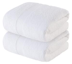 Livarno home Froté ručník, 50 x 100 cm, 500 g/m2, 2 kusy (bílá) (100387923001)