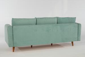 Designová 3-místná sedačka Payson 215 cm mořská zelená