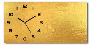 Skleněné hodiny na stěnu Zlatá folie pozadí pl_zsp_60x30_f_123223557