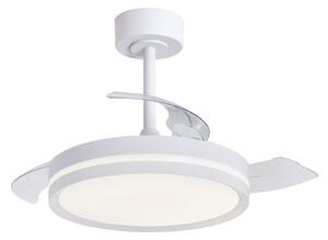 Mantra 9549 Villena Mini, rozvinovací ventilátor se svítidlem a dálk. ovladačem, LED 30W 3000-5000K, bílá, průměr 42/91cm