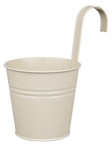 ZINC Květináč k zavěšení 16 cm - béžová